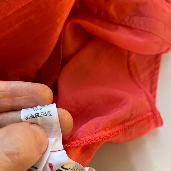 Forte Forte Shirt Size 1 (S) Pink Semi-sheer Long Sleeve Shirt Button-Up - Picture 9 of 13